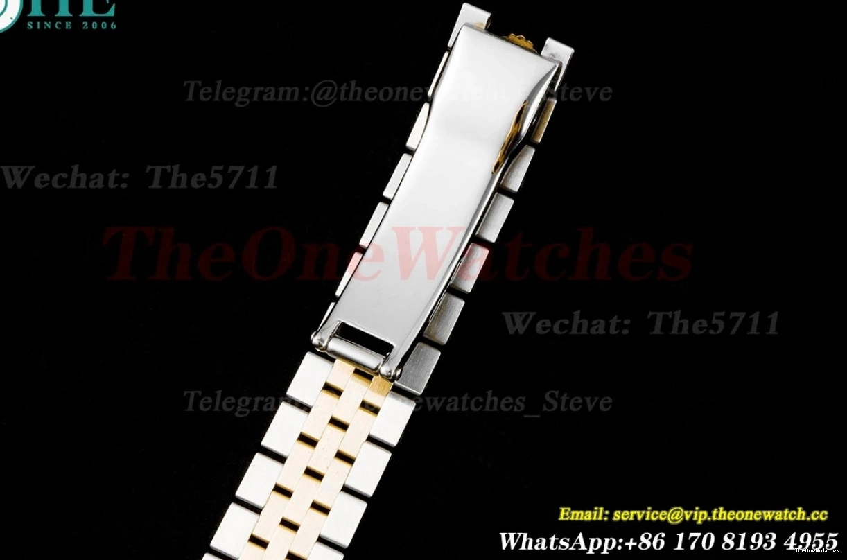 White SS TWS NH05 Dia Datejust 28mm Ladies Dial YG 0415